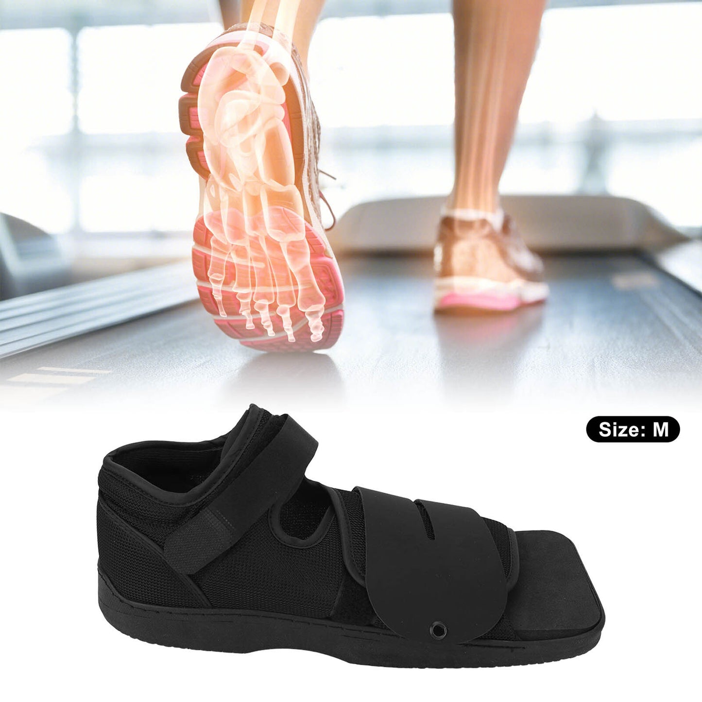 new Recovery Shoe Walking Shoe For Surgery Hammertoes Pain(M 39‑40 Yards ) HGF koeek - KOEEK