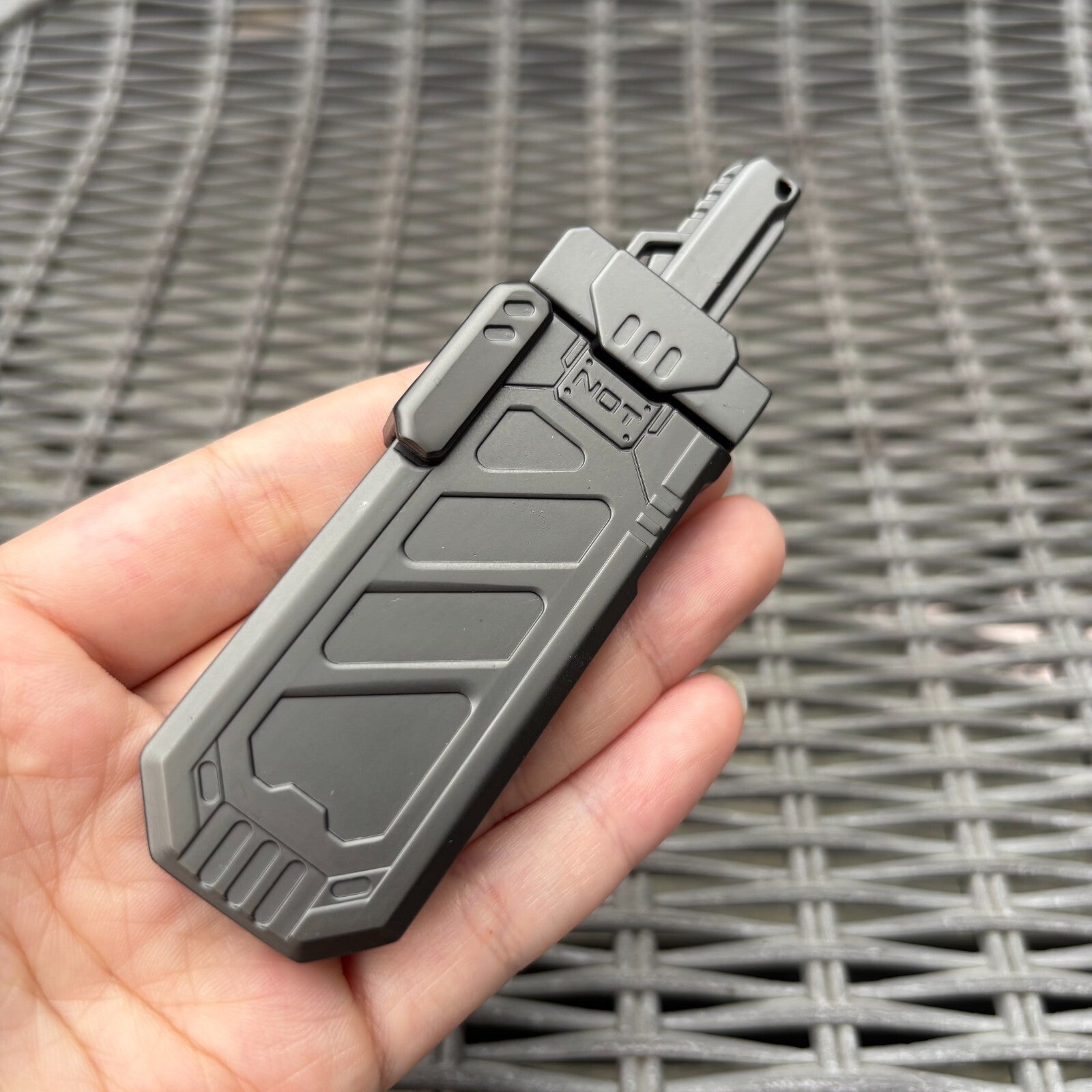 EDC Fidget Spinner Magnetic Ejection Push Card Haptic Slider Stress Relief ADHD 07FC0E-D4 - KOEEK