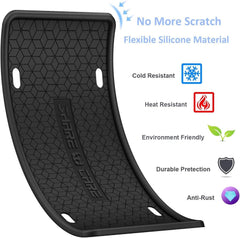 new 2 Pack Silicone License Plate Frame, Front Back Black 2 07FC0E-D4 - KOEEK