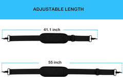 new Universal Replacement Laptop Shoulder Strap, Durable 55" Adjustable Black 07FC0E-D4 - KOEEK
