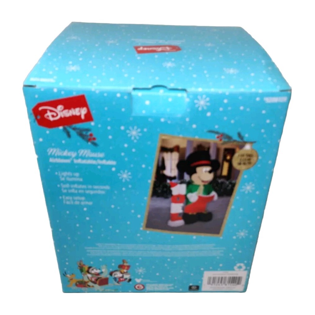 Christmas Disney 7 ft Mickey Mouse Noel Airblown Inflatable LED Lights DISNEY - KOEEK