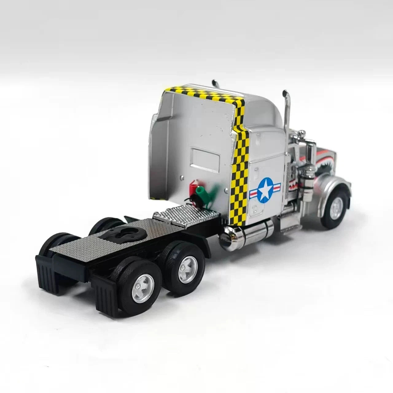Fine Works 1:64 Peterbilt Semi Truck Tractor Diecast Model With Box Collectible 07FC0E-D4 - KOEEK