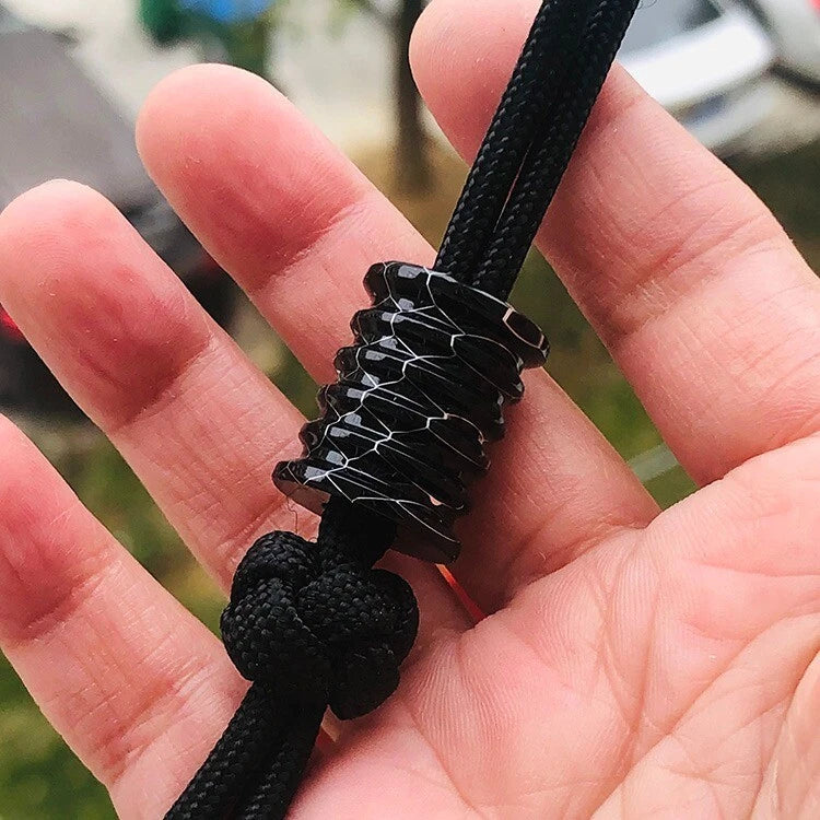 1PC Resin Knife Lanyard Bead Paracord Necklace Pendant Bracelet Making EDC Beads 07FC0E-D4 - KOEEK