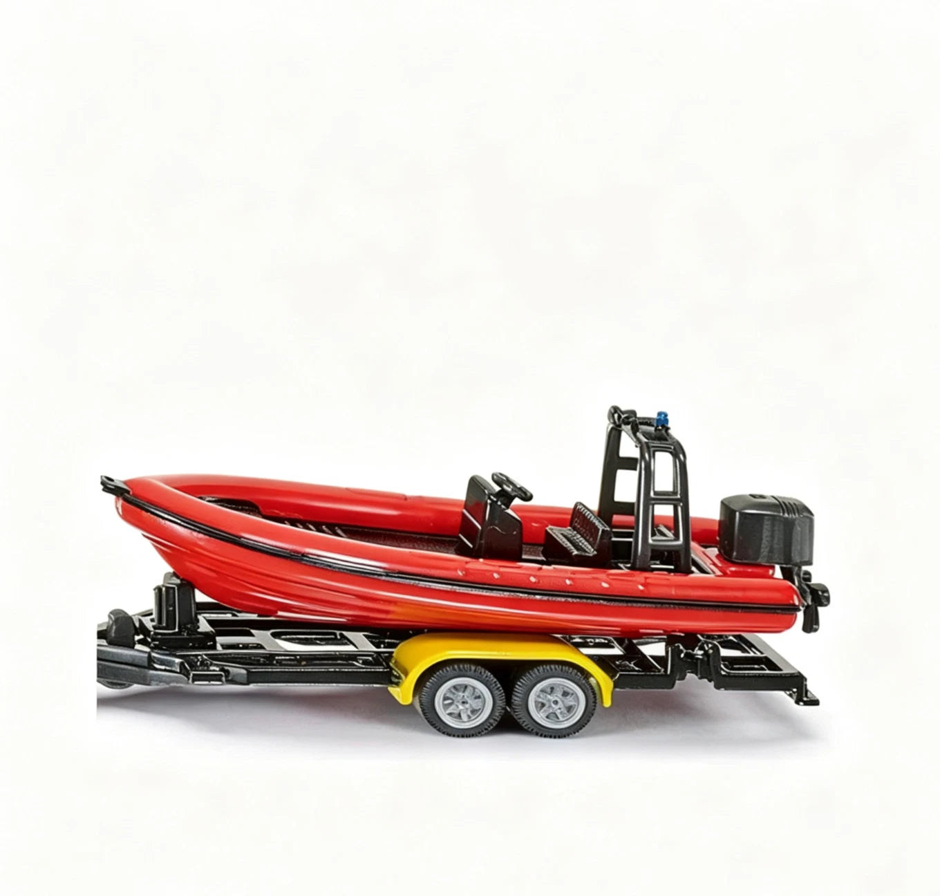 1/87 Removable Floating Boat Toy Siku Jeep Wrangler w Boat Trailer Diecast Model SIKU - KOEEK