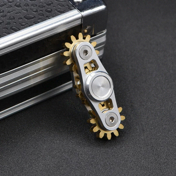 Spinner Toys Metal Brass Finger Focus Hand Stress Cube Relief Gears Fidget Tools 07FC0E-D4 - KOEEK
