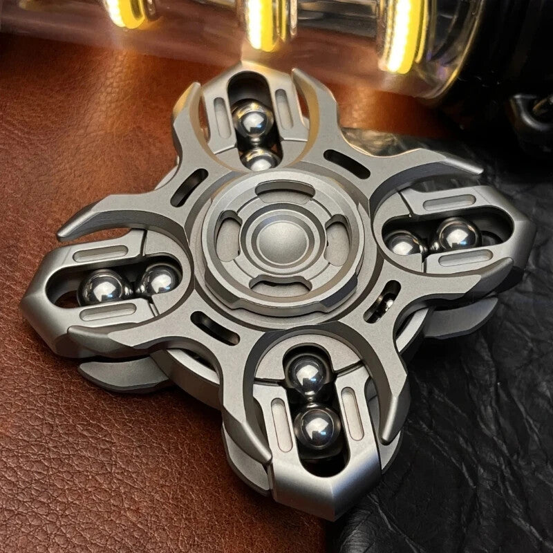 Oracle Tuning Fork EDC Fidget Spinner Double-Sided Linkage Fingertip Gyro Toy 07FC0E-D4 - KOEEK
