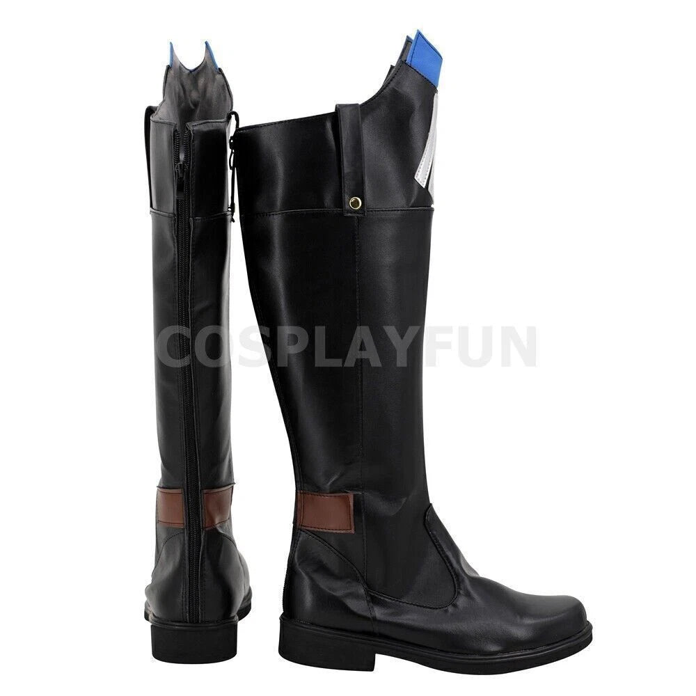 Customized Gepard Landau Shoes Honkai: Star Rail Men Cosplay Shoes Long Boots 07FC0E-D4 - KOEEK