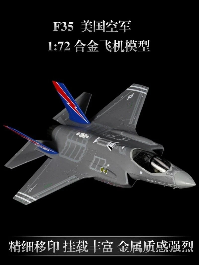 1:72 Military F35A Fighter Model Alloy Simulation Shipboard Aircraft Pendant 07FC0E-D4 - KOEEK