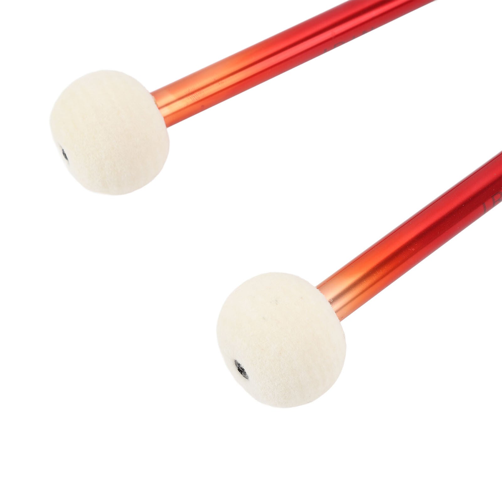 new 1 Pair Timpani Mallets Soft Felt Head Rubber Handle Percussion Drumsticks koeek - KOEEK