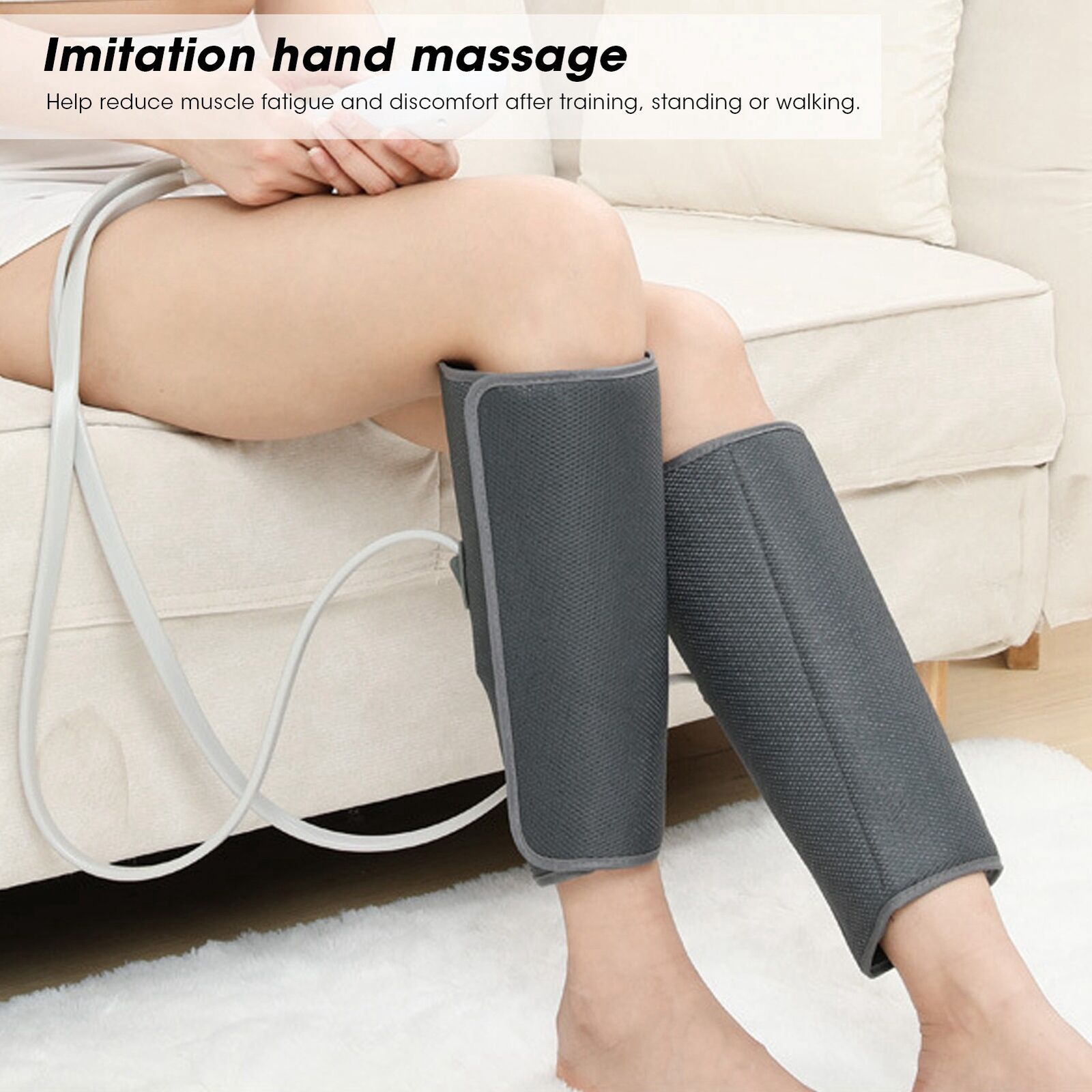 new Massager 3 Strength Air Compression Knee TLower Massage Machine (EU Plug ) HGF koeek - KOEEK