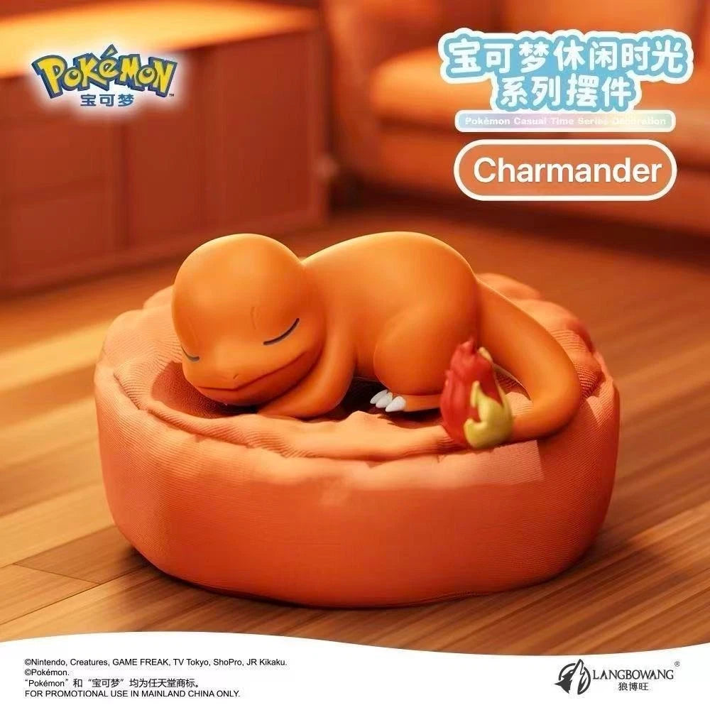 Pikachu Meowth Charmander Munchlax Slowpoke Rowlet Casual Time Collection 07FC0E-D4 - KOEEK