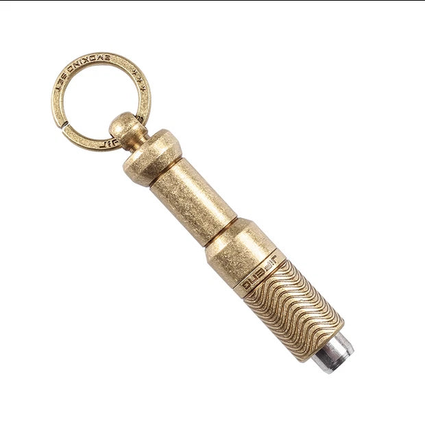 EDC Portable Cigar Hole Punch Cutter Cigar Puncher Cutting Drill Keychain Gifts 07FC0E-D4 - KOEEK