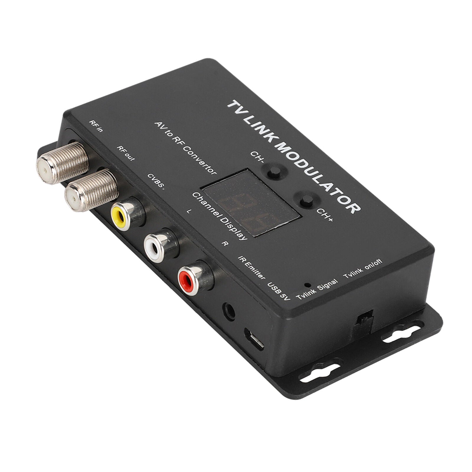 new TV Link Modulator UHF Modulator AV To RF Converter With Channel Display USB koeek - KOEEK