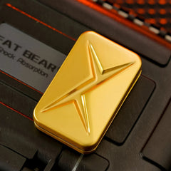 Fancy EDC Magnetic Push Coin Stress Relief Toy for Adult Metal Fidget Toy 07FC0E-D4 - KOEEK
