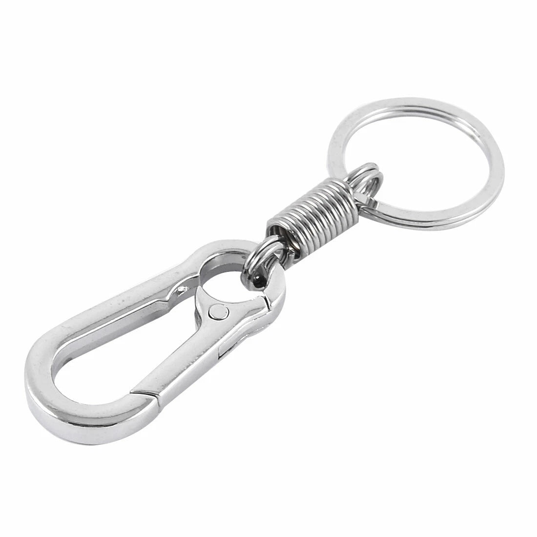 Metal Swivel Lobster Clasp Clip Keyring Keychain Key Holder 3cm Ring Dia 2PCS 07FC0E-D4 - KOEEK