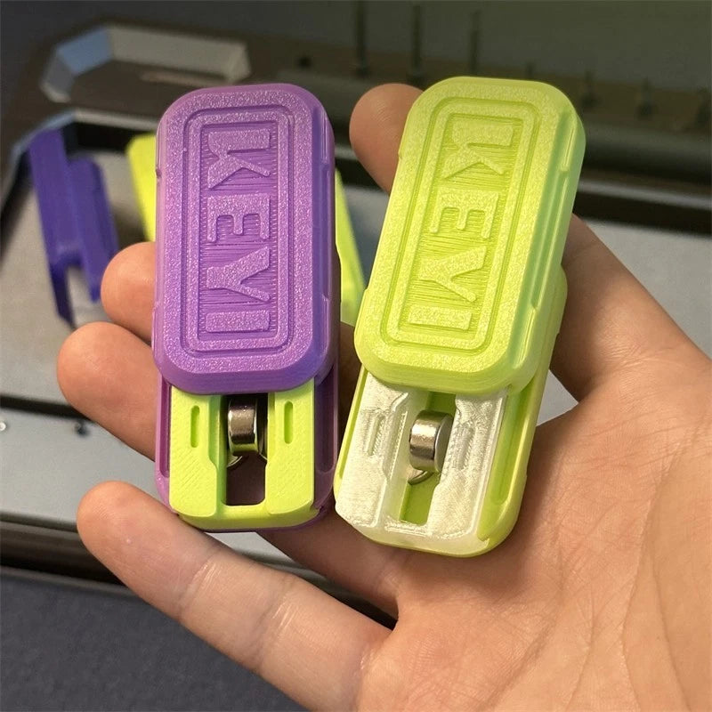 Novel Vibrating EDC Fidget Slider Stylish Plastic Mechanical Push Fidget Toys 07FC0E-D4 - KOEEK