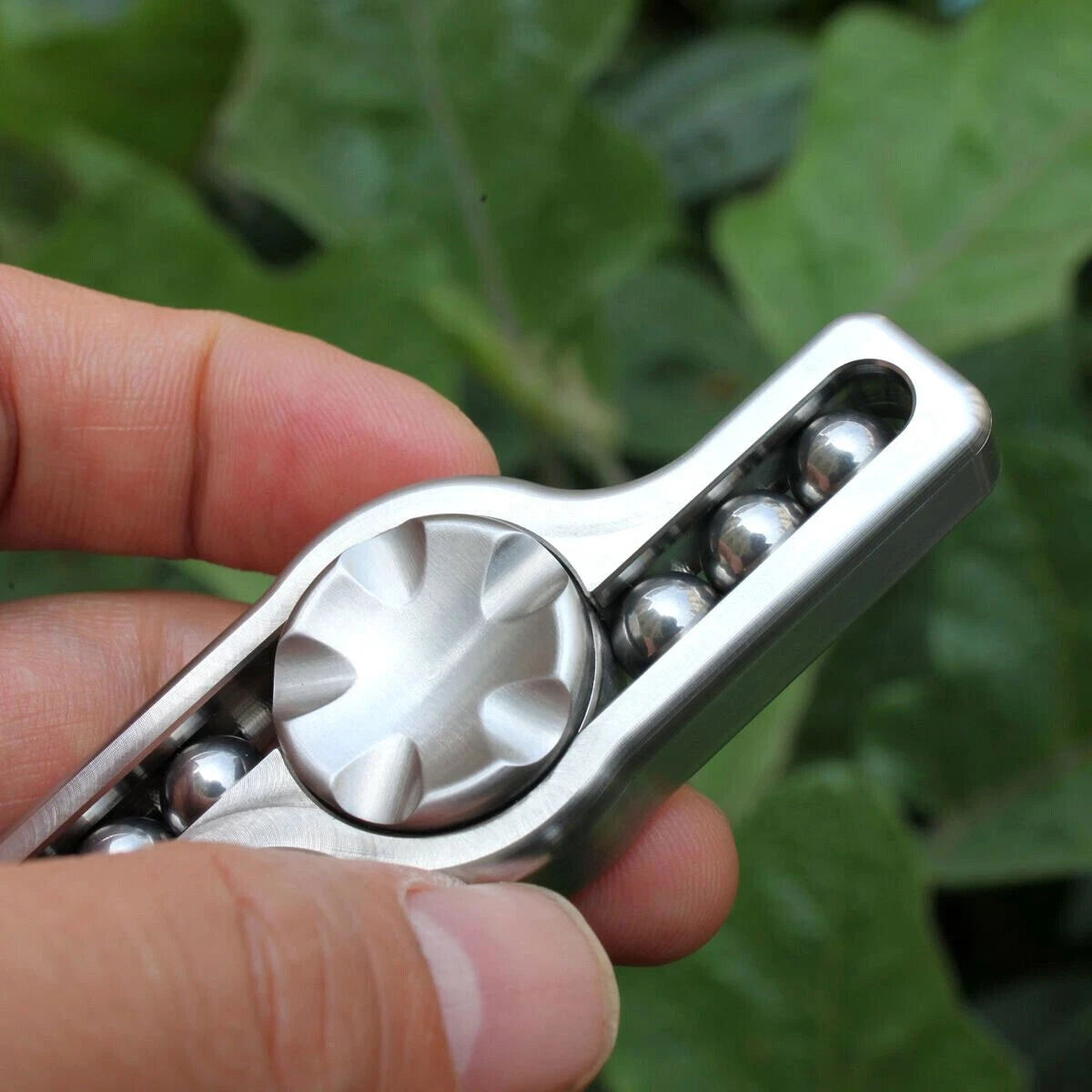 Pocket Haptic Toy Fidget Finger Spinner Stainless Steel PEI CNC Fine Carving EDC 07FC0E-D4 - KOEEK