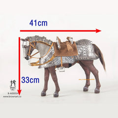 Brown Art Horse Armor Made for Duke of Saxony Collectible Prop  In Stock BROWN_ART - KOEEK