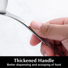 Large Hostess Serving Utensils Set, 18/10 Stainless Steel Heavy Duty 10-inch