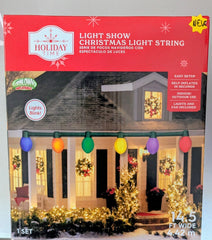 14.5' Gemmy MultiColor FLASHING Christmas Light String  - Christmas inflatable GEMMY - KOEEK