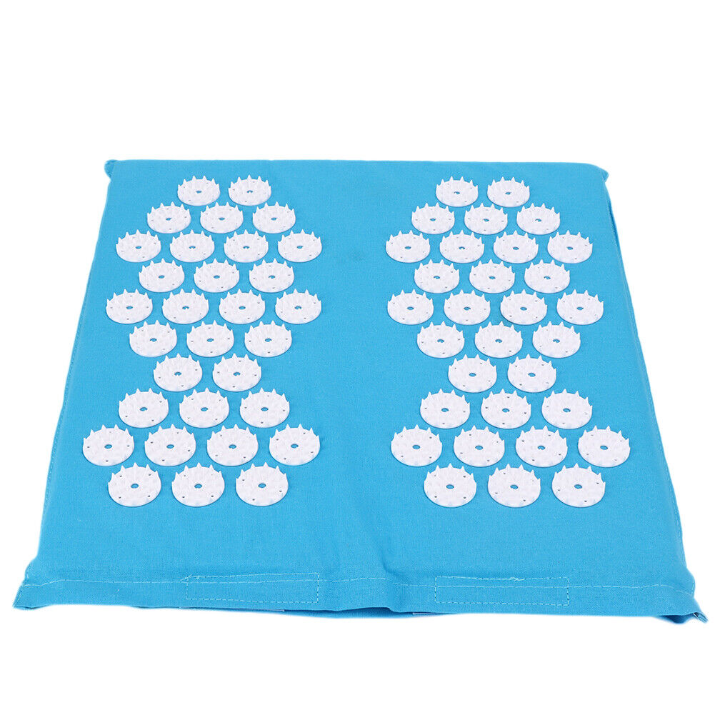 new Acupuncture Mat Massage Mats Cushion For Care Pain Fatigue Relief(Blue ) HGF koeek - KOEEK