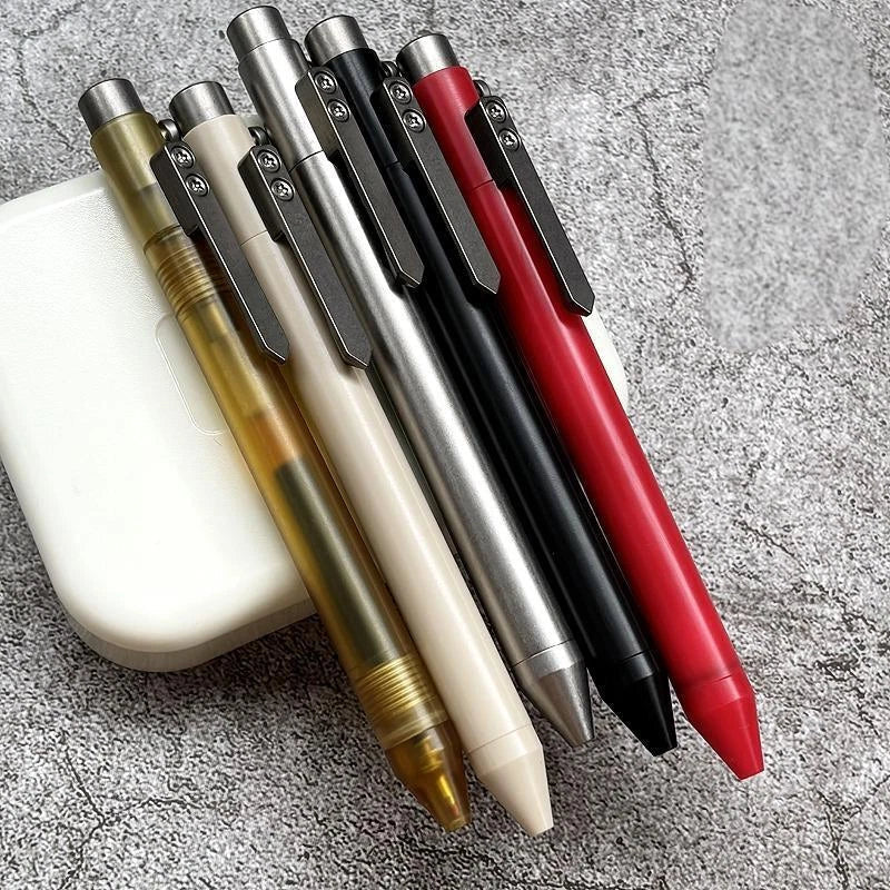 PEI PEEK POM Titanium Ballpoint Pen Signature Writing Pocket Pen Business Office 07FC0E-D4 - KOEEK