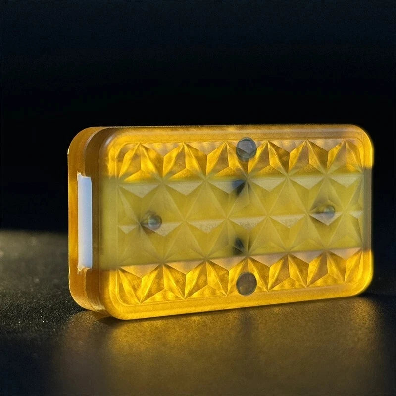 Exquisite PEI Fidget Slider Mechanical Fidget EDC Toys Amber Stress Relief Toy 07FC0E-D4 - KOEEK