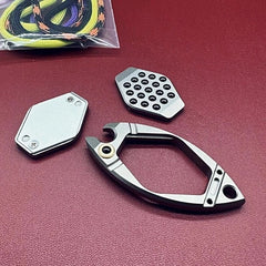 Outdoor EDC Fidget Toy Creative Bubble Fish Fidget Spinner Adult Stress Relief 07FC0E-D4 - KOEEK
