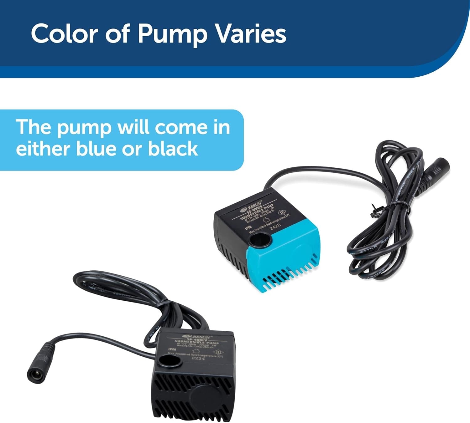 new PetSafe Replacement Pump, Submersible, Quiet Operation, 2 Piece Set, Black PETSAFE - KOEEK