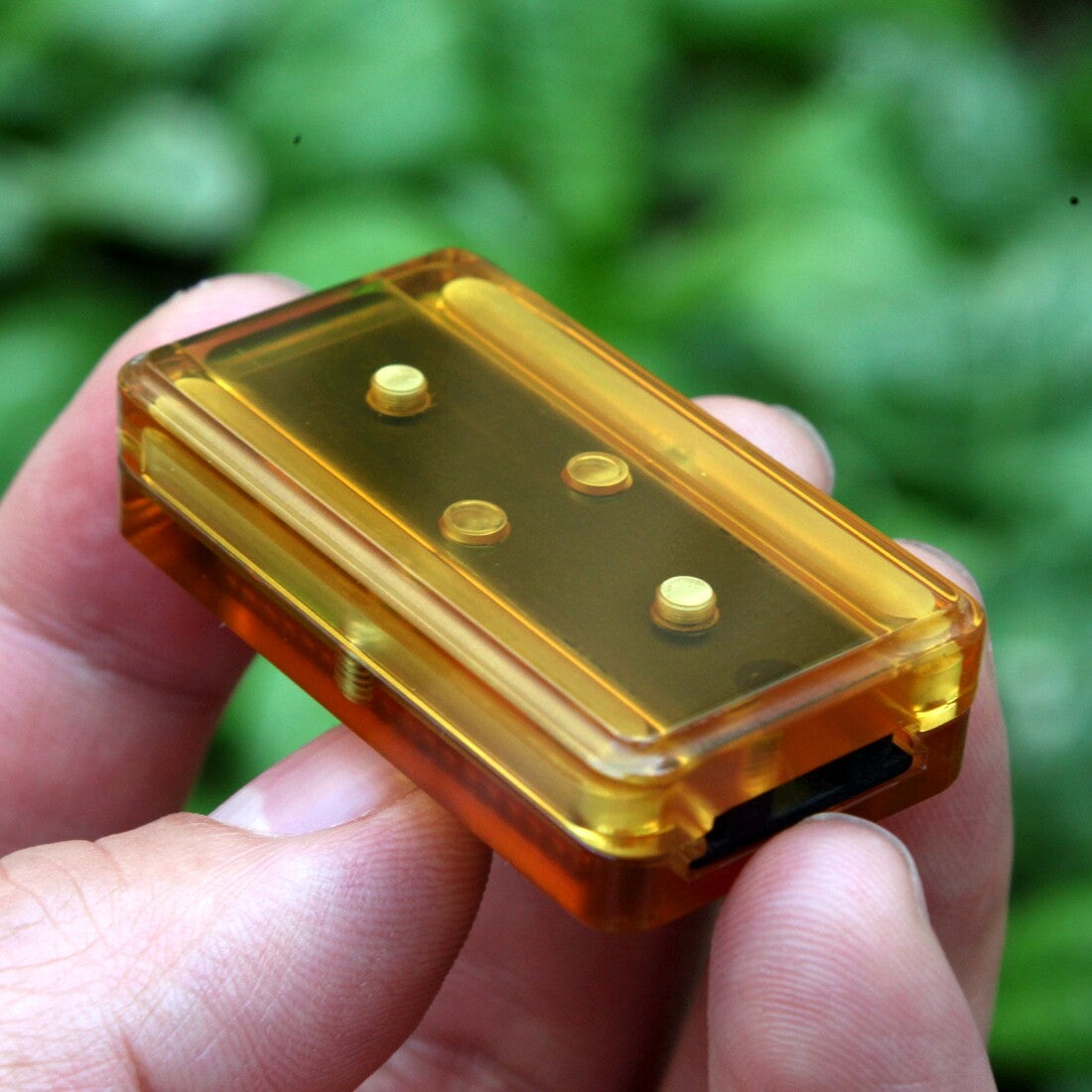 PEI Fidget Slider Ding Ding Clicker Haptic Toy Mechanical push Card Pocket EDC 07FC0E-D4 - KOEEK