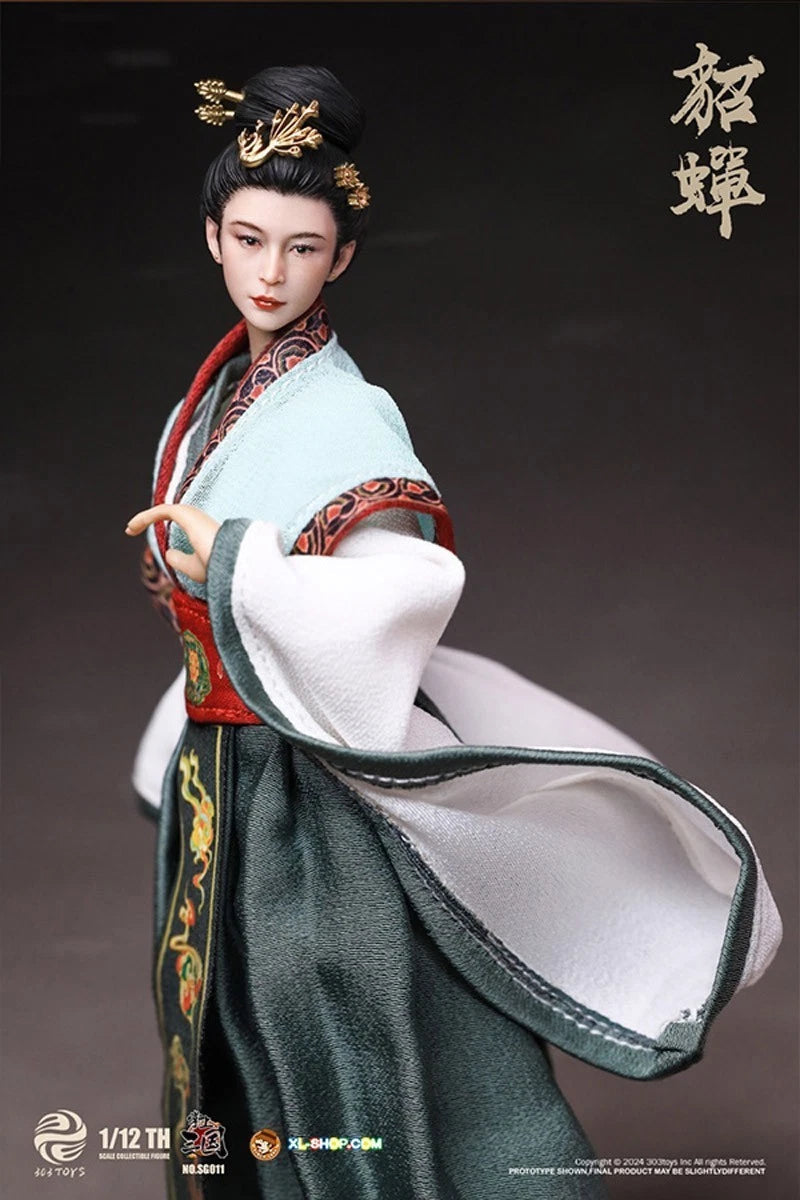 1/12 303TOYS SG011 THREE KINGDOMS ON PALM Diao Chan Action Figure Toys In Stock 07FC0E-D4 - KOEEK