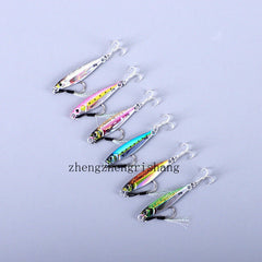 6PCS Metal Jigs Offshore Micro Butterfly Fishing Lure For Tuna Snapper 7g -80g 07FC0E-D4 - KOEEK