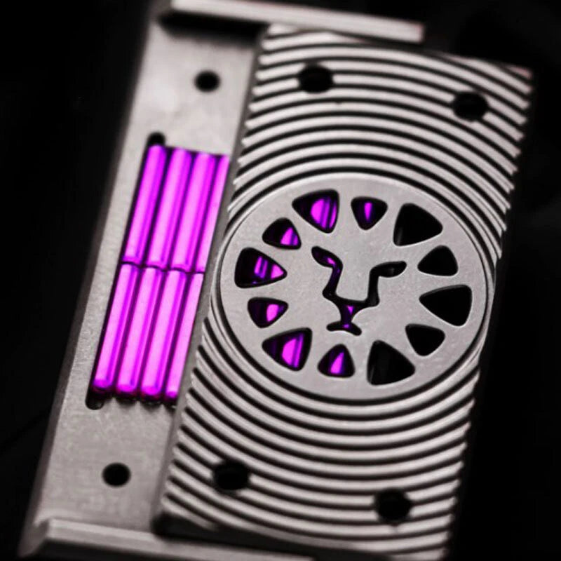 Titanium Alloy Washboard Haptic Slider EDC Fidget Slider Metal Fidget Toys Gifts 07FC0E-D4 - KOEEK