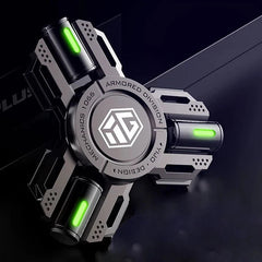 Luminous Hand Spinner Alloy Fidget Spinner Adult Anti Stress ADHD EDC Toys Gifts 07FC0E-D4 - KOEEK