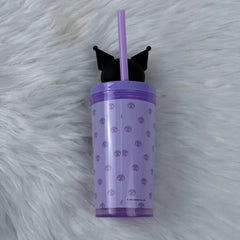 Kuromi 12oz Straw Tumbler with Molded Head Topper – Kids Drinkware Gift KUROMI - KOEEK