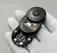 Angry Rabbit Fidget Slider Stainless Steel Mechanical Ratchet Fidget EDC Toys 07FC0E-D4 - KOEEK