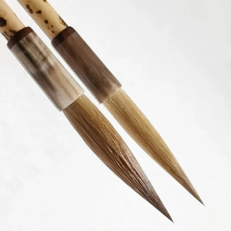 22cm Weasel Hair Handmade Professional Cursive Calligraphy Brush Drawing Pen 07FC0E-D4 - KOEEK