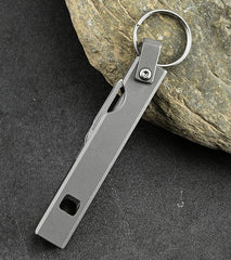 5-in-1 Pocket Safety Whistle Multi Purpose tool Outdoor Camping Folding Blade 07FC0E-D4 - KOEEK