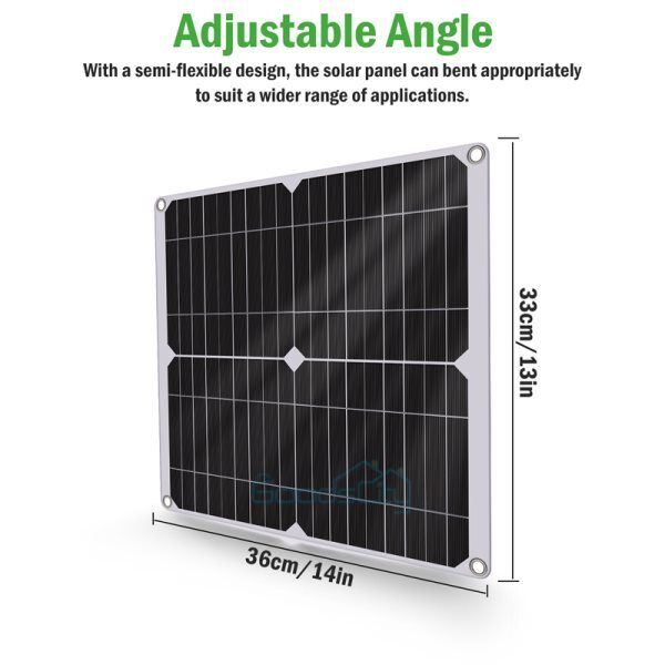 ny 4000W 400W Watt Fleksibelt Solpanel 12V Mono Home RV Rooftop Camping Off-Grid