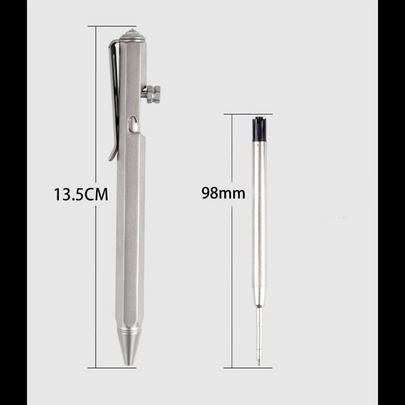 TC4 Titanium Alloy Tactical Tool Business Signature Office Stationery pen 07FC0E-D4 - KOEEK