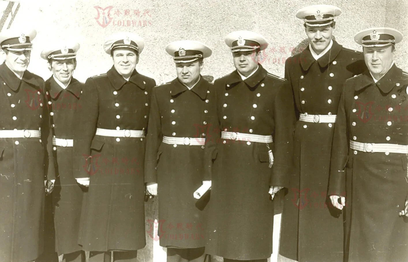 Replica Soviet Navy M69 Winter Black 12-Button Woolen Overcoat Cold Resistant 07FC0E-D4 - KOEEK