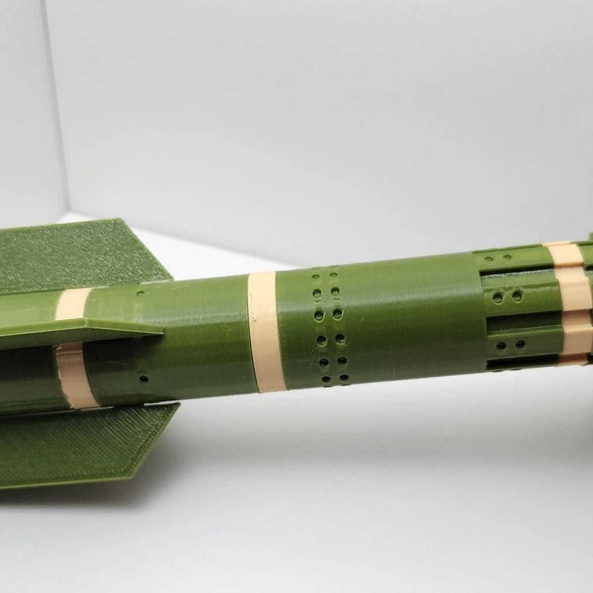 1/18 Hellfire R9X Blade Missile 35cm 3D Printed Finished Model Display 07FC0E-D4 - KOEEK