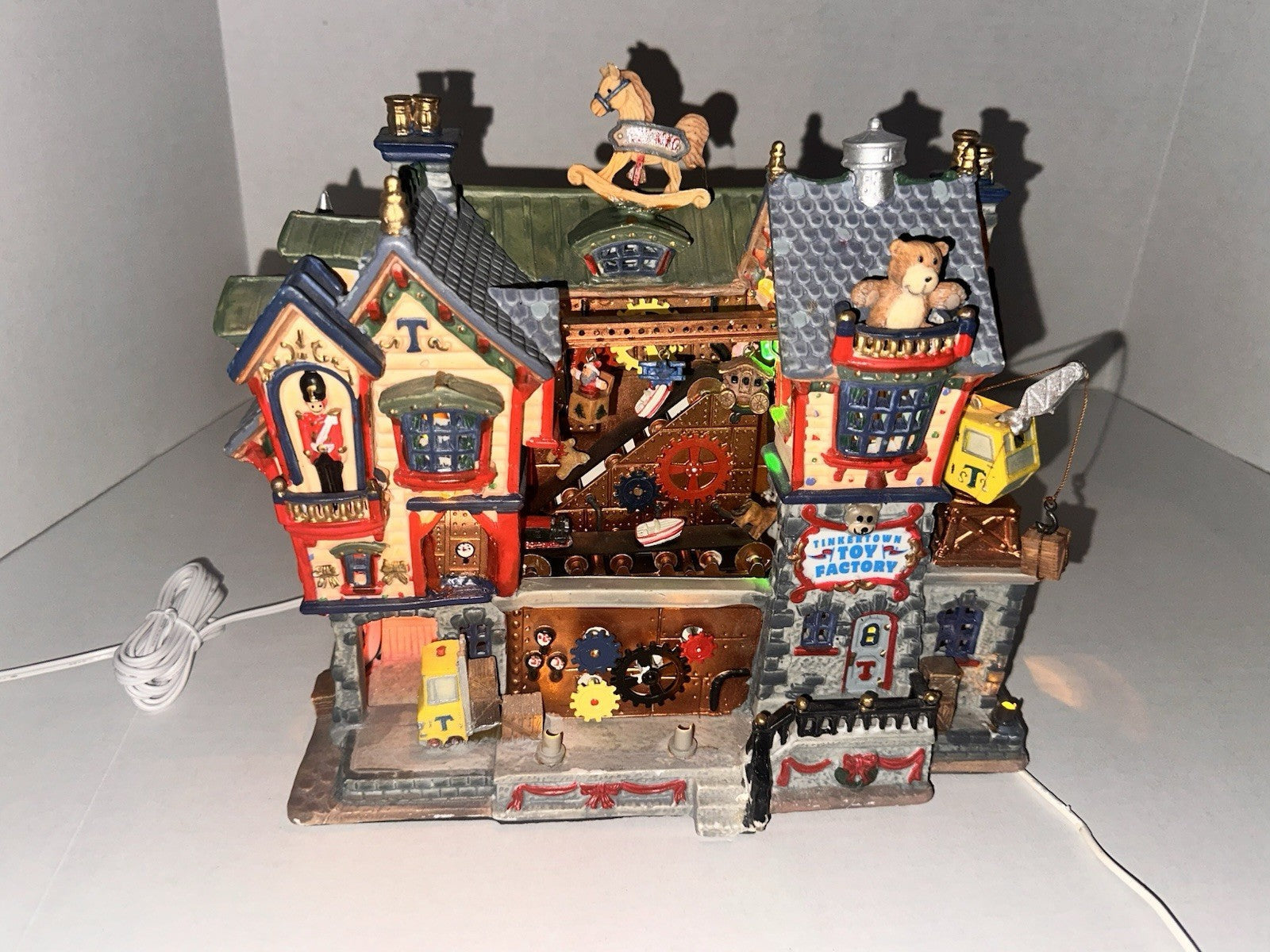 2005 Lemax Tinkertown Toy Factory No. 55260 Lighted & Animated Building Orig Box LEMAX - KOEEK