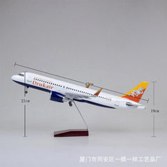 1/80 Bhutan Airlines A320neo passenger Plane B747 47cm Airplane Display Toy 07FC0E-D4 - KOEEK