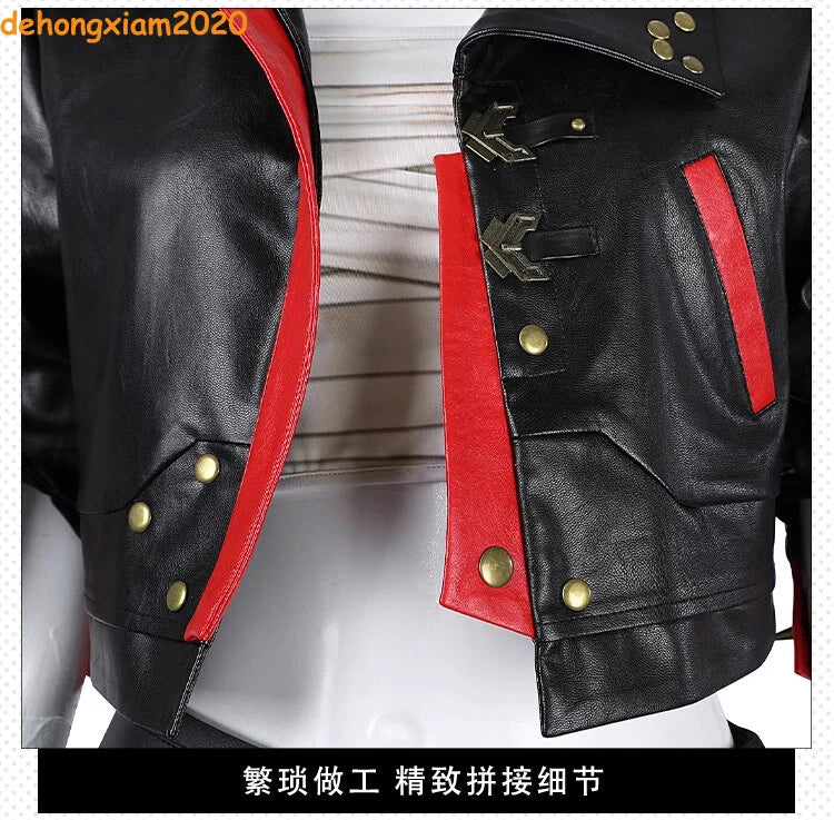 LOL Arcane Season 2 蔚 Vi Costume Women Jacket Trousers Outfits Prop Halloween 07FC0E-D4 - KOEEK