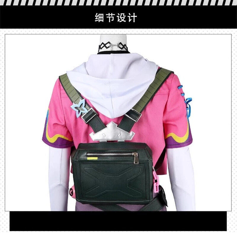 VALORANT Clove Cosplay Costume Outfit Women Game Dress Suit Backpack Handmade HANDMADE - KOEEK