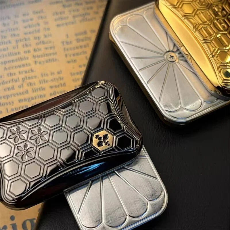 Novel Honeycomb EDC Fidget Slider Fun Infinite Push Haptic Slider Stress Relief 07FC0E-D4 - KOEEK