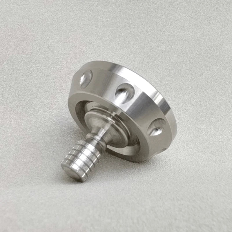 CNC Stainless Steel Collar Spinning Top Desktop Fidget Gyroscope Spinner Toy 07FC0E-D4 - KOEEK