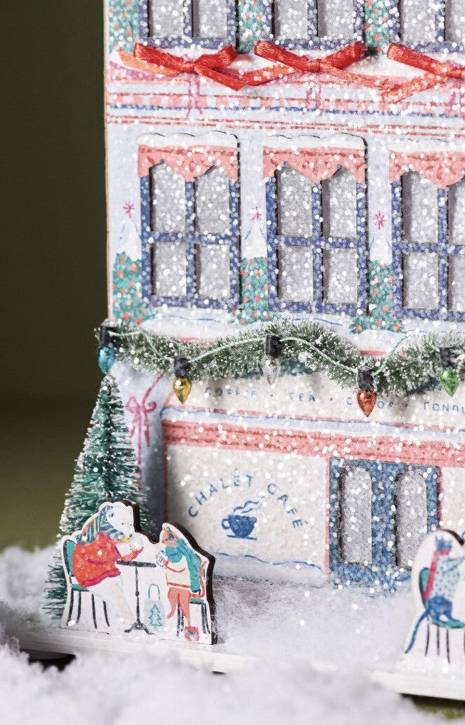 Anthropologie George & Viv Light-Up Village CHALET COFFEE SHOP Emily Taylor ANTHROPOLOGIE - KOEEK