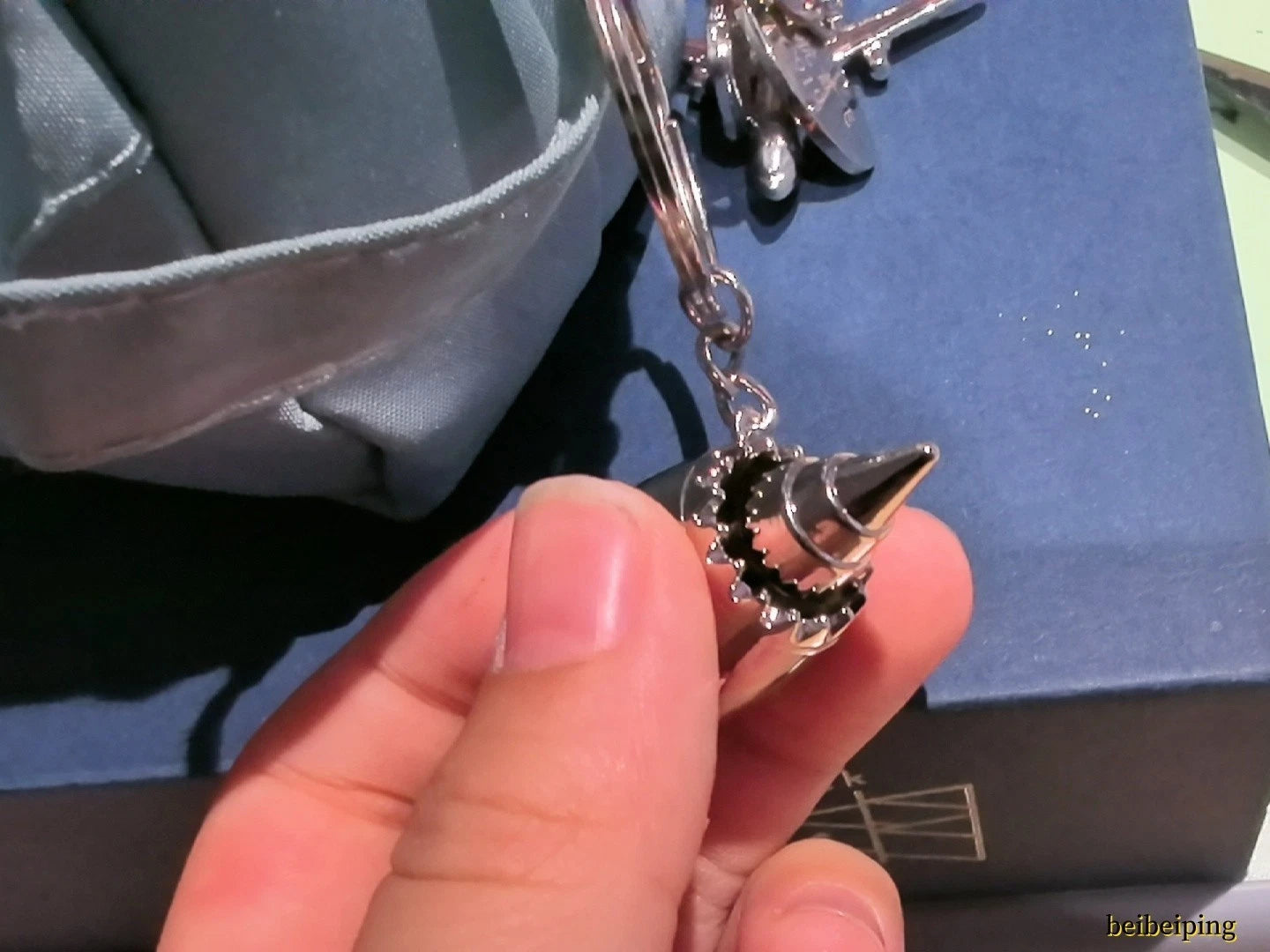 Boeing Airbus Ation Aircraft Engine Keychain Bag Pendant Creative Gift 07FC0E-D4 - KOEEK